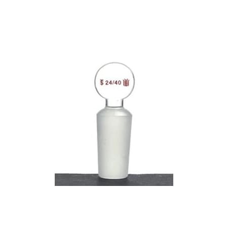 Synthware STOPPER, PENNY-HEAD, GLASS, SOLID, 24/40 S292440